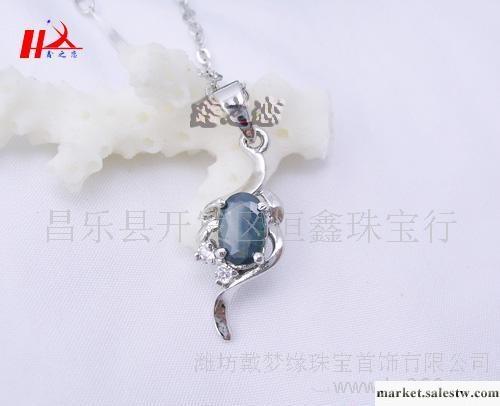 搶 925純銀 湛藍尖晶石 皇家海洋之心藍寶石 進口 藍寶石 吊墜工廠,批發,進口,代購