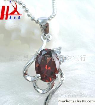 戴夢緣 925純銀飾品珠寶首飾批發 天然水晶寶石 酒紅石榴石吊墜工廠,批發,進口,代購