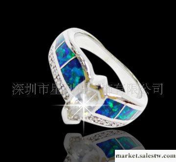 廠家925純銀  澳寶(opal)戒指  歐美流行最新款工廠,批發,進口,代購