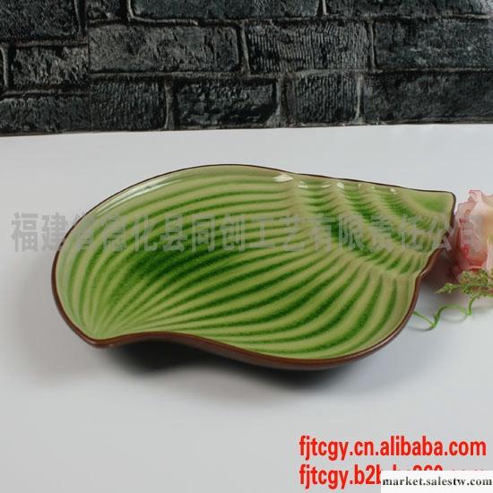 供應陶瓷餐具 冰裂釉餐具 裂紋釉餐具日韓式外貿出口原單 菜盤 水果盤 11”螺盤工廠,批發,進口,代購
