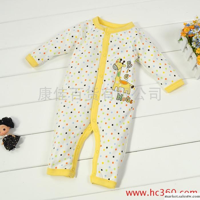 朵朵云 秋裝新品可愛長頸鹿 嬰童純棉連體衣/寶寶哈衣TT-472工廠,批發,進口,代購