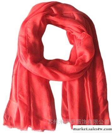 供應時尚爆款 大紅素色人棉圍巾 來樣定做 廠家直銷工廠,批發,進口,代購