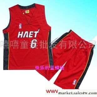 供應熱火隊 中大童 背心+短褲 NBA 隊服 兒童運動服套裝 男童工廠,批發,進口,代購