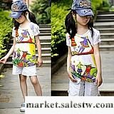 女大童夏裝2011新款 女童t恤短袖 兒童短袖T恤 韓版童裝特價 薄款工廠,批發,進口,代購
