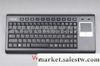 供應華碩2.4Ｇ無線鍵盤帶觸控板和USB接收器K8，波蘭外貿尾單，庫存促銷工廠,批發,進口,代購