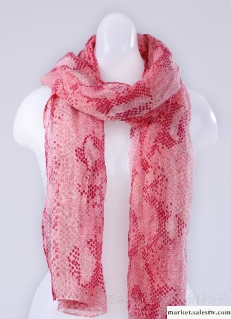 現貨批發 最新流行蛇紋圍巾 粉色 咖啡色 2色入 外貿尾單 XSW042工廠,批發,進口,代購