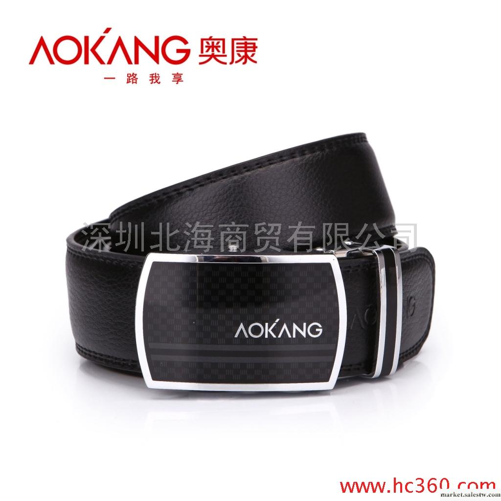 Aokang/奧康 正品牛皮男士真皮皮帶 男式商務自動扣腰帶 1007工廠,批發,進口,代購