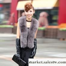 Zivay在維 2012年新款 狐貍毛綿羊皮真皮女裝皮衣馬甲皮草背心工廠,批發,進口,代購