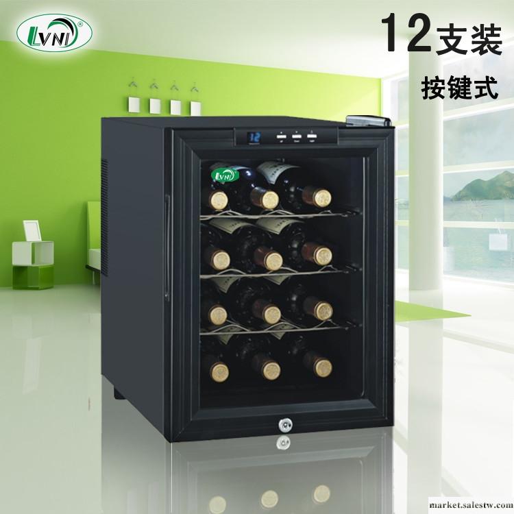 供應廣州綠菱LJC-33B  12支按鍵酒柜12支裝電子半導體酒柜 恒溫葡萄工廠,批發,進口,代購