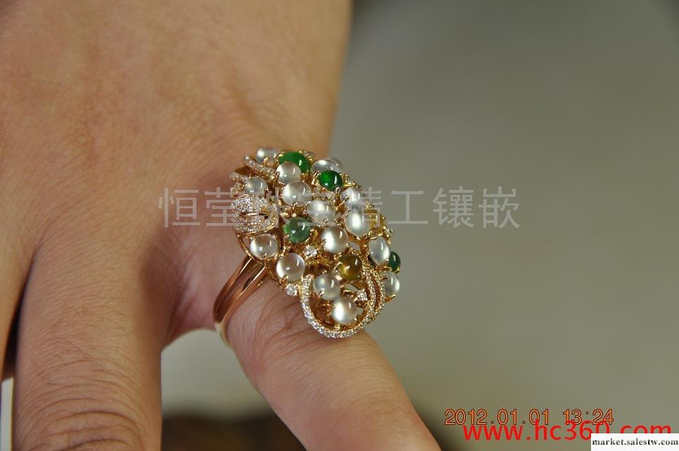 供應珠寶鑲嵌  翠鑲嵌定做 廣州翡珠寶加工, 珠寶玉器加工工廠,批發,進口,代購