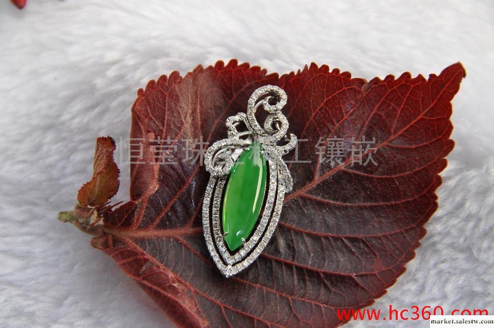 供應珠寶鑲嵌,,  翠鑲嵌定做, 廣州翡珠寶加工, 珠寶玉器工廠,批發,進口,代購