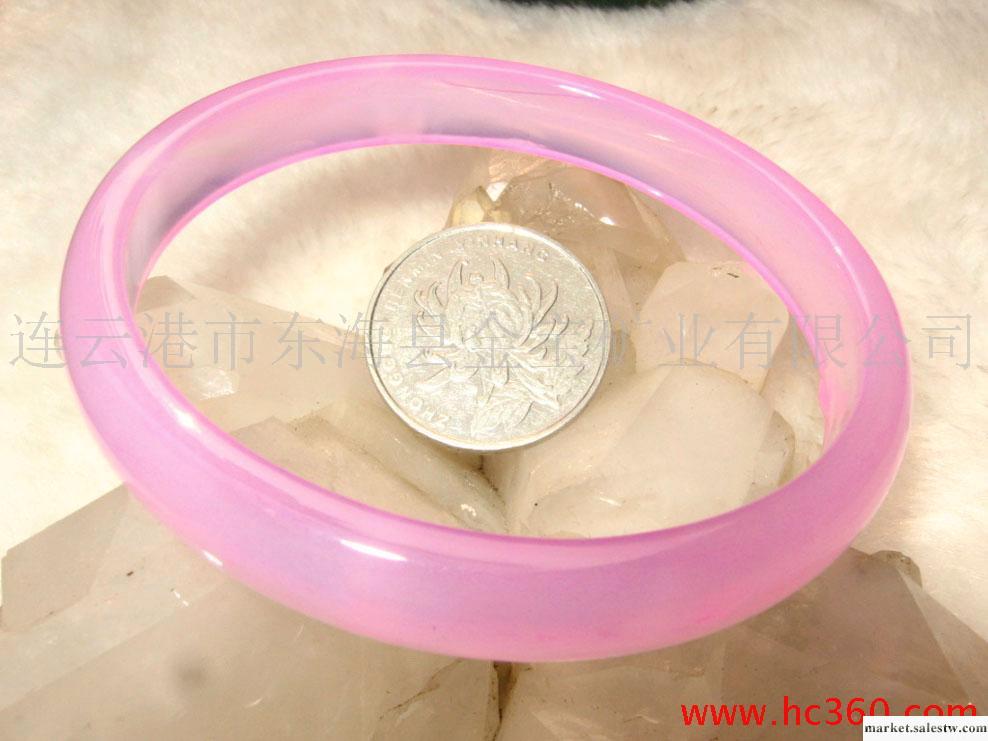 供應天然粉晶手鐲工廠,批發,進口,代購