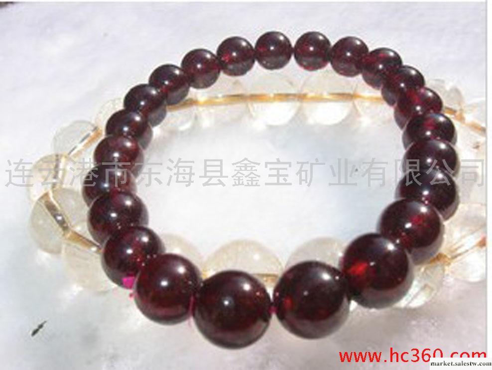 供應天然 酒紅石榴石：手鏈 顏色純正工廠,批發,進口,代購