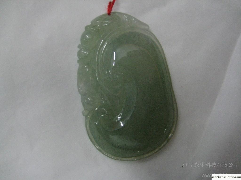 供應玻璃種如意翡翠掛墜工廠,批發,進口,代購