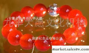 供應九華大愿紅瑪瑙手鏈 佛珠 手串（廠家直銷）工廠,批發,進口,代購