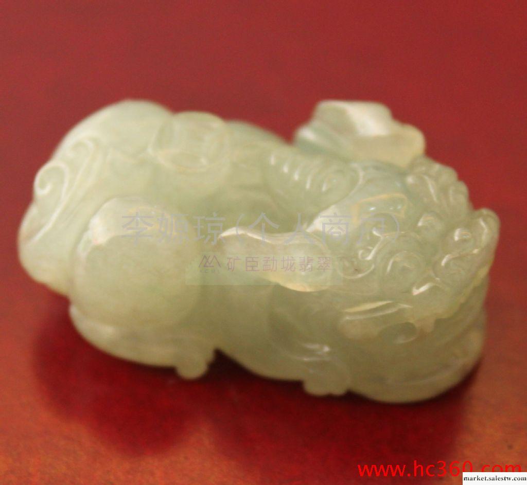 供應天然A貨緬甸玉石玉器飾品掛件翡翠貔貅  招財納福  招財辟邪工廠,批發,進口,代購