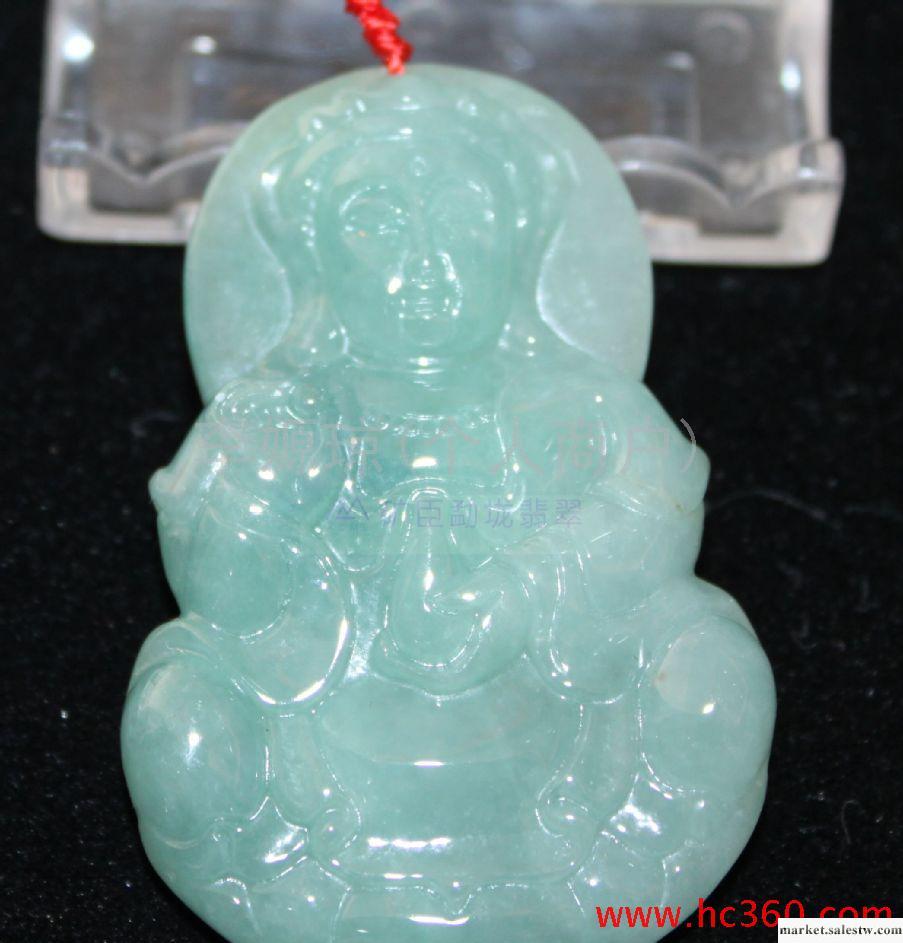 供應天然A貨緬甸玉器翡翠  油清觀音_1工廠,批發,進口,代購