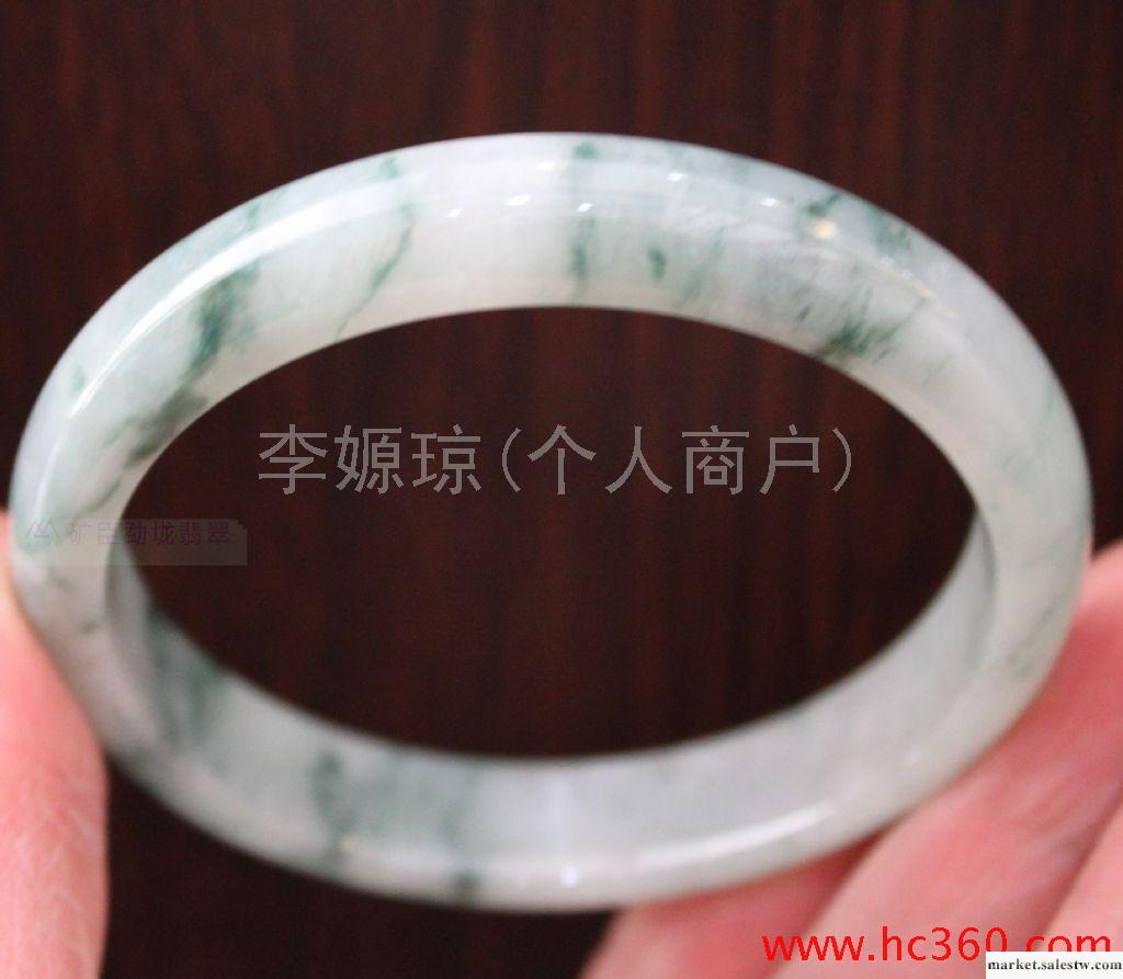 供應天然A貨緬甸玉器翡翠手鐲     冰種飄蘭花工廠,批發,進口,代購