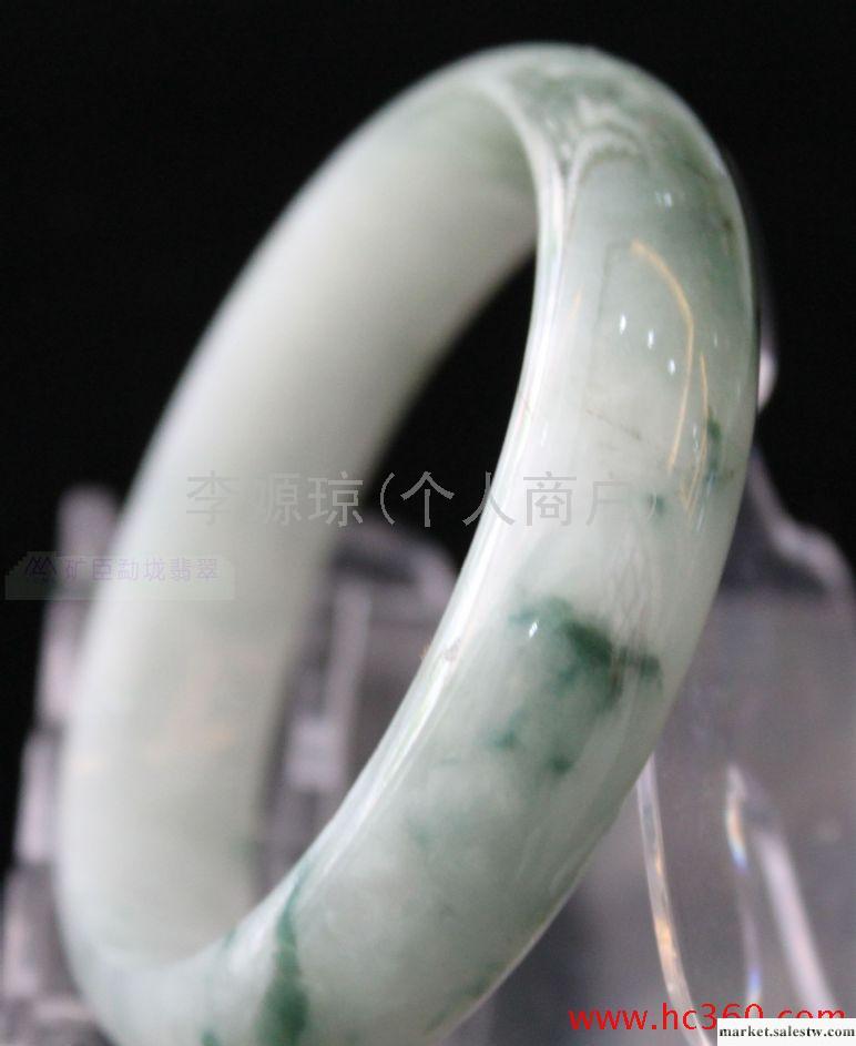供應天然A貨緬甸玉器翡翠飄蘭花手鐲工廠,批發,進口,代購