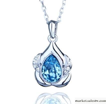 供應吊墜 鍍白金 施華洛世奇水晶飾品 鍍金飾品工廠,批發,進口,代購