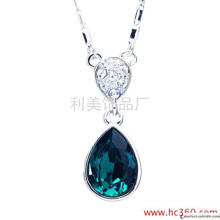 供應吊墜水滴 鍍白金 施華洛世奇水晶飾品 鍍金飾品工廠,批發,進口,代購