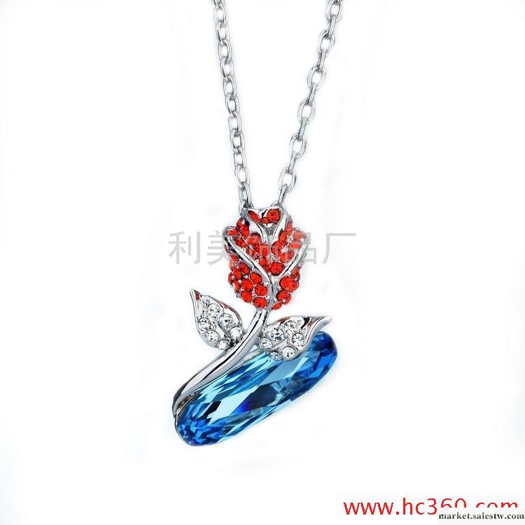 供應利美飾品010057施華洛世奇水晶飾品工廠,批發,進口,代購