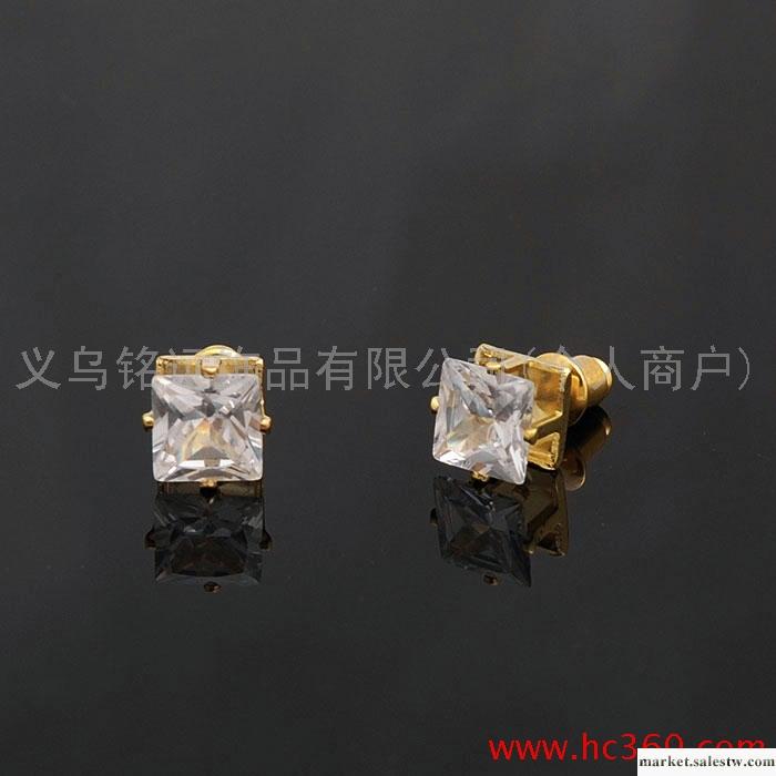 供應飾品100鋯石耳釘工廠,批發,進口,代購