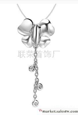 供應愛如蝶 －白18K金鉆石吊墜工廠,批發,進口,代購