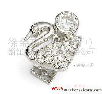 供應純銀水晶夾扣工廠,批發,進口,代購