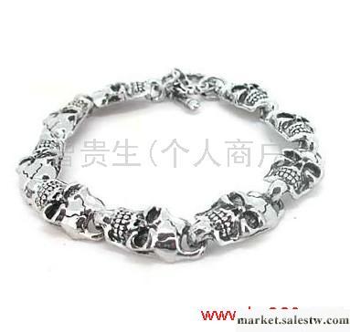 供應合金手鏈，復古手鏈，手鏈，非主流飾品，合金飾品，骷髏頭手鏈，手飾工廠,批發,進口,代購