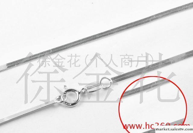 供應925純銀項鏈necklace(刀片鏈)工廠,批發,進口,代購