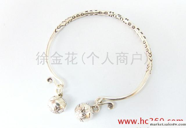 供應純手工泰銀帶鈴鐺手鐲工廠,批發,進口,代購