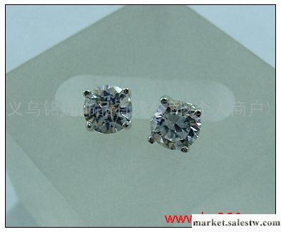 供應銘遠飾品0099鋯石耳環耳釘合金耳環耳釘工廠,批發,進口,代購