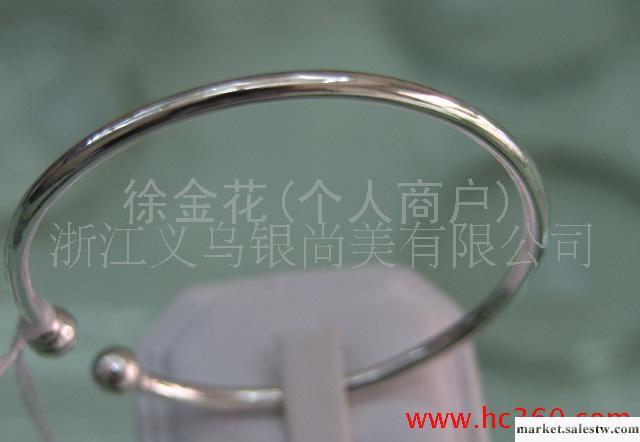 供應純銀光面實心手鐲工廠,批發,進口,代購
