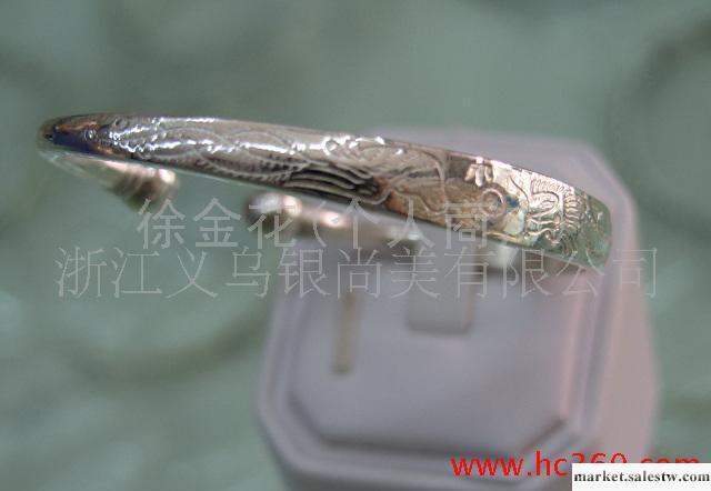 供應純銀龍鳳手鐲工廠,批發,進口,代購