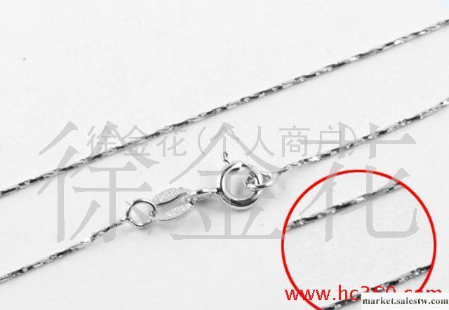 供應925純銀項鏈necklace(竹節全扭鏈)工廠,批發,進口,代購