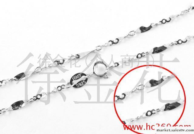 供應925純銀項鏈necklace(扭七孔間蛋片工廠,批發,進口,代購