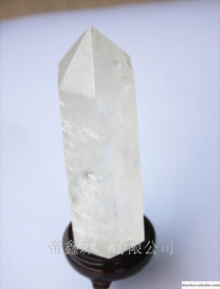 供應美國天然六角塔方解石水晶擺件15cm 寶石加工尺寸多工廠,批發,進口,代購