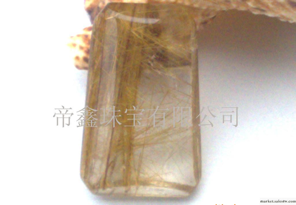 供應巴西進口天然銅發晶梯形幾何形吊墜 6~35g工廠,批發,進口,代購