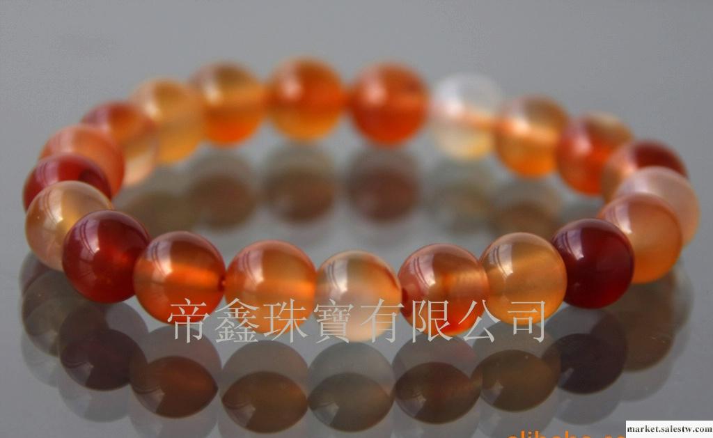 供應美國天然瑪瑙圓珠手鏈8mm6~14m生產加工工廠,批發,進口,代購