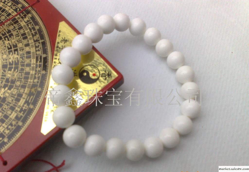 供應天然硨磲圓珠手鏈8mm佛教七寶之一寶石加工工廠,批發,進口,代購