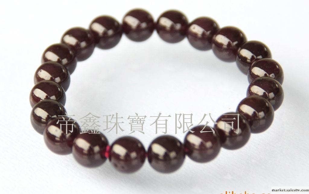 供應斯里蘭卡進口星光石榴石圓珠手鏈4~14mm工廠,批發,進口,代購
