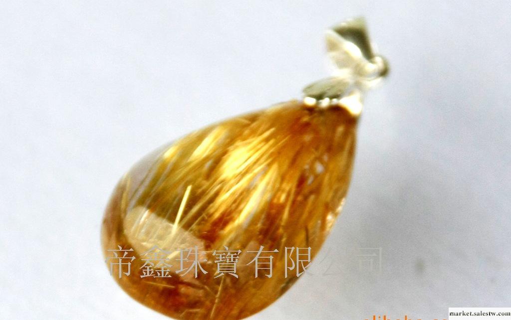 供應巴西進口金發晶滴水型吊墜有2g~10g生產加工工廠,批發,進口,代購