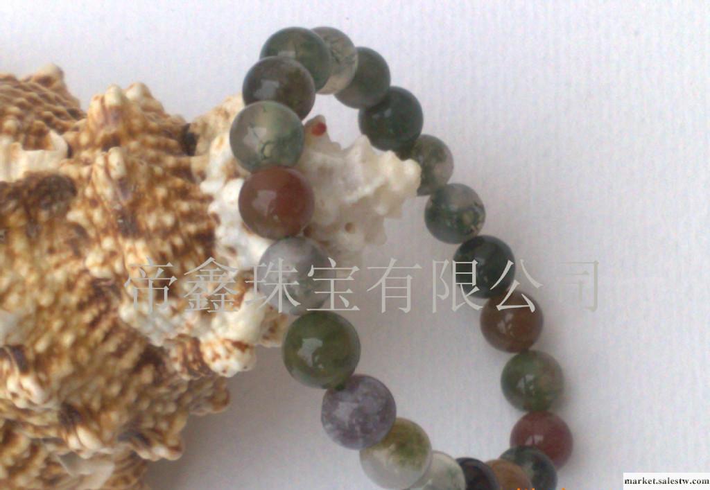 供應天然水草瑪瑙圓珠手鏈6mm~18mm工廠,批發,進口,代購