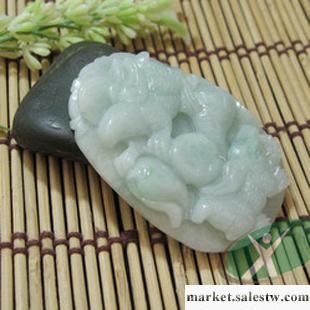 玉兔呈祥 云南糯種 天然 翡翠 A貨 生肖兔 掛件工廠,批發,進口,代購