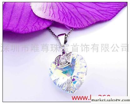 供應唯尊p438925銀飾變色水晶吊墜工廠,批發,進口,代購