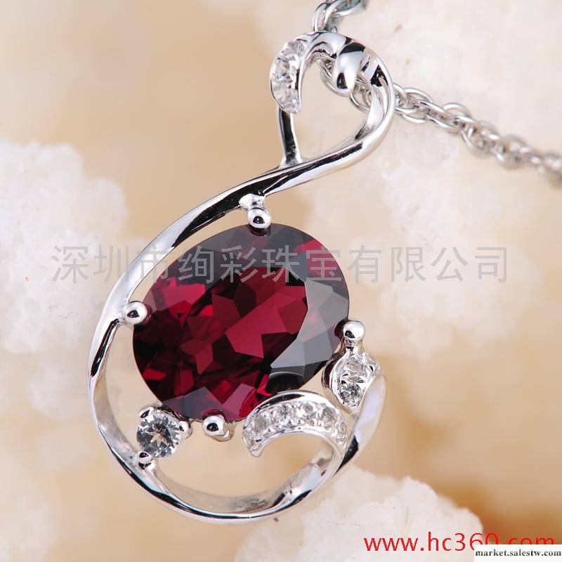 供應PR0017玫瑰紅石榴石吊墜 天然緬甸石榴石首飾 飾品代銷一件代發工廠,批發,進口,代購