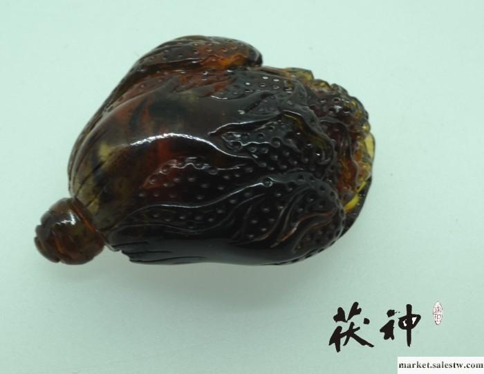 供應茯神 SFJD12060408撫順琥珀雕件白菜工廠,批發,進口,代購