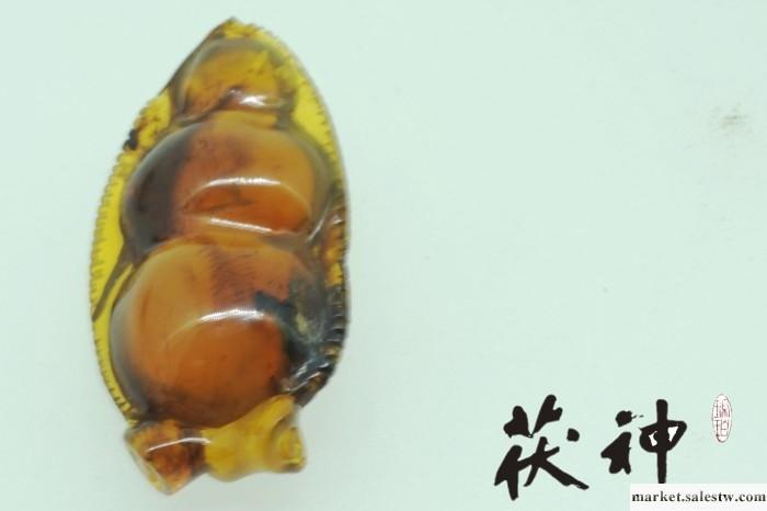 供應茯神SFMD12060448撫順琥珀雕件四季豆工廠,批發,進口,代購