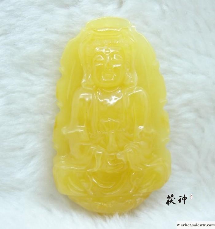 供應茯神波羅的海天然琥珀雕件觀音工廠,批發,進口,代購